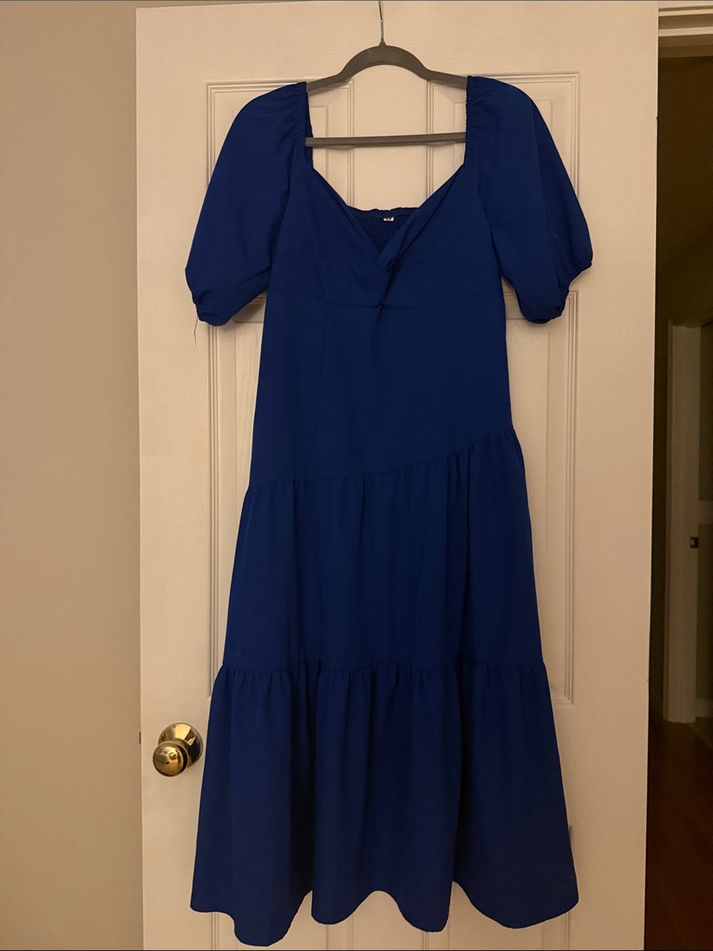 Royal blue dress